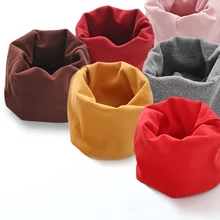 Новинка, милый детский шарф из хлопка, Детские шарфы, детский шарф с воротником, Осень-зима, для мальчиков и девочек, аксессуары для детской одежды