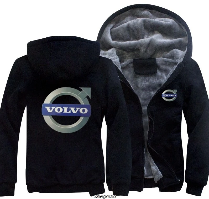 

Winter Zipper Hoodies fashion Volvo Sweatshirt Clothes man Women Thicken Hoodies Jacket Winter Zipper Coat Clothing
