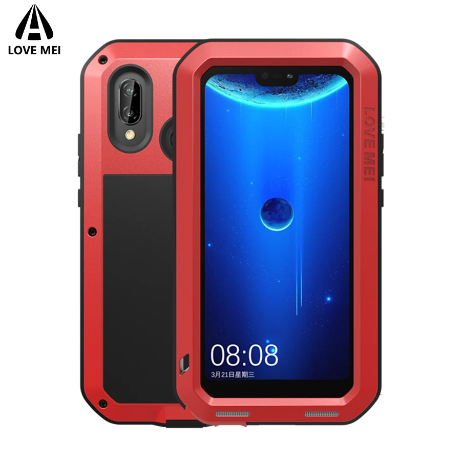 Металлический защитный чехол Love Mei для huawei P20 Lite(Nova 3E), алюминиевый ударопрочный водонепроницаемый чехол для huawei Nova 3E(P20 Lite