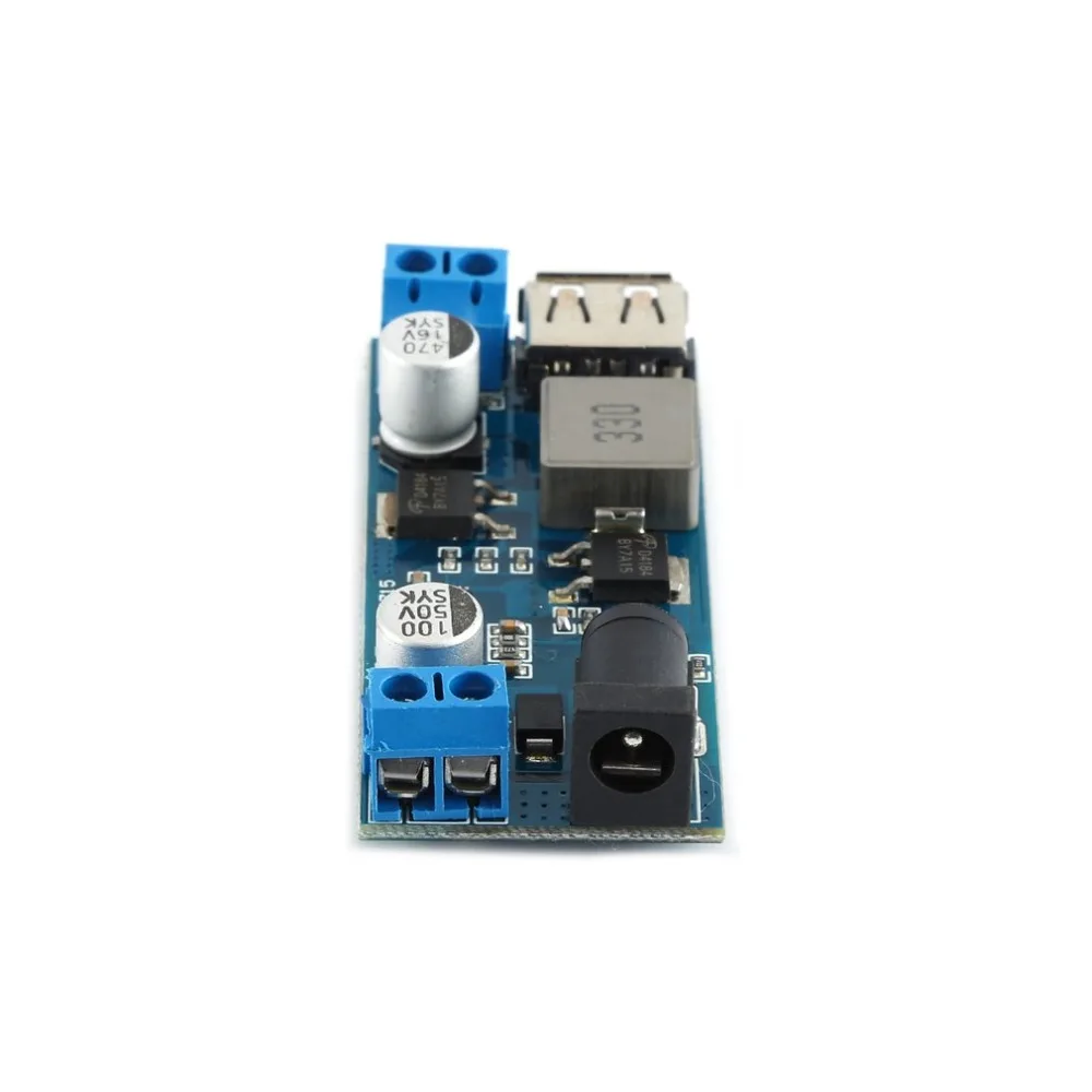 5V 6A dc-dc 30W понижающее Напряжение Блок питания Buck Module Board 9-36V 12V 24V to 5V usb зарядный XH-M249