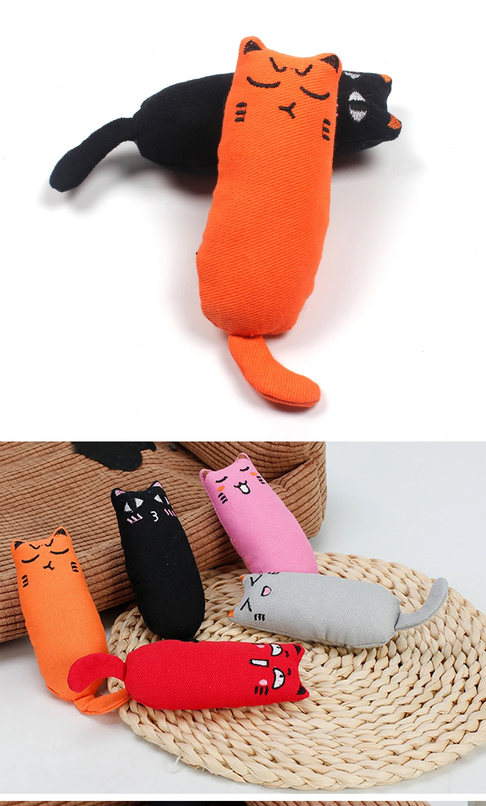 HEYPET шлифовальные игрушки для кошек Catnip Забавный интерактивный плюшевый Кот игрушка для питомца котенок Жевательная вокальная игрушка когти кусая кошка мята для кошки