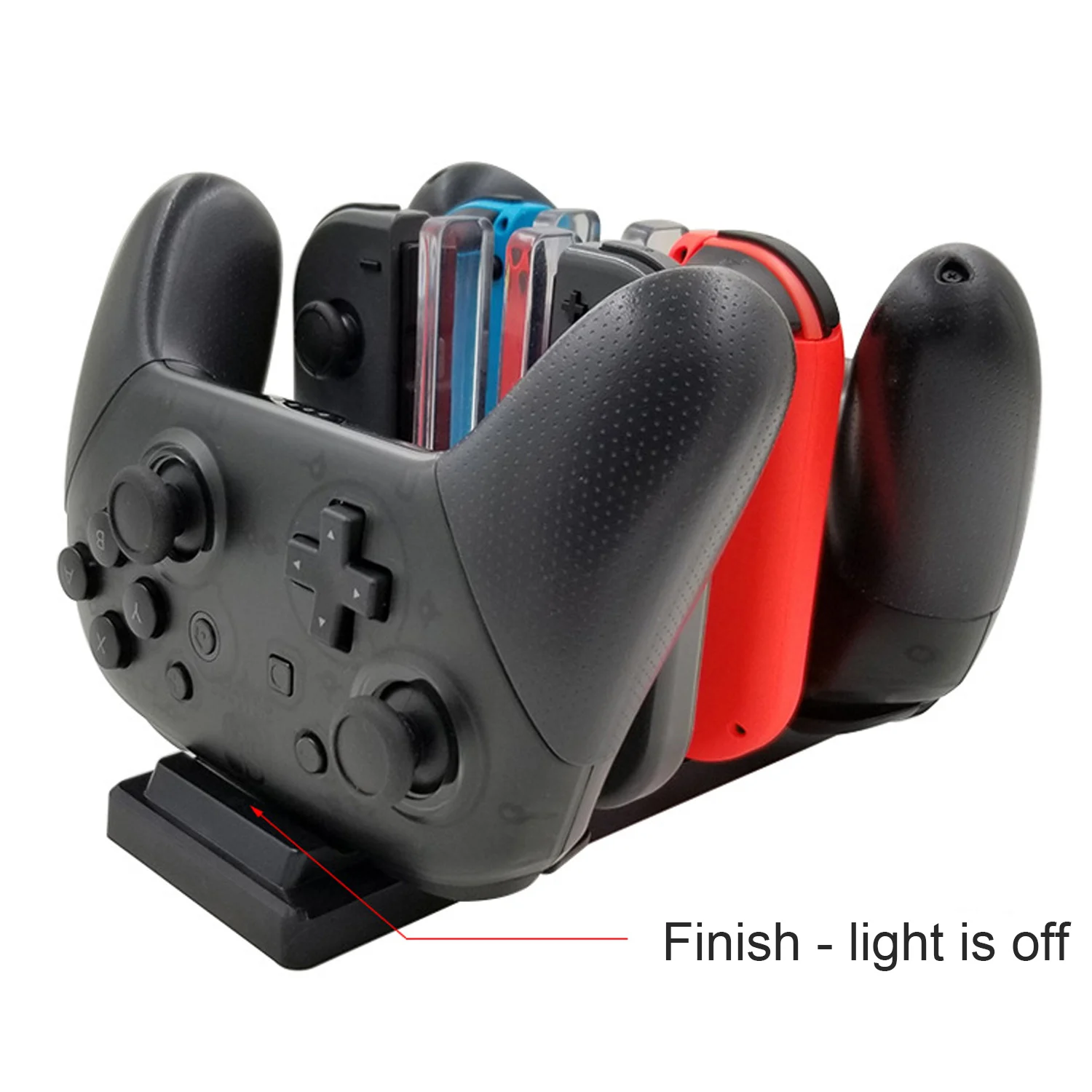 Bevigac для kingd 6 в 1 контроллер Зарядное устройство Док-станция Подставка для nintendo Nitendo Switch NS Joy-Con Pro Контроллеры