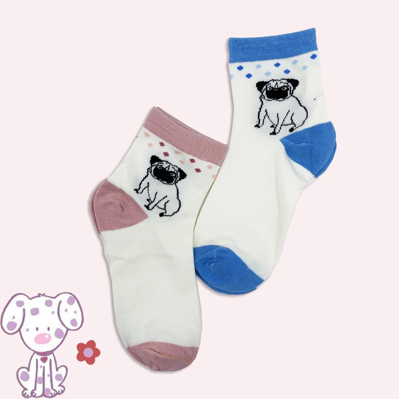 7 пар/компл. Kawaii Для женщин носки в Корейском стиле розовые носки Для женщин из хлопка; Прямая поставка;
