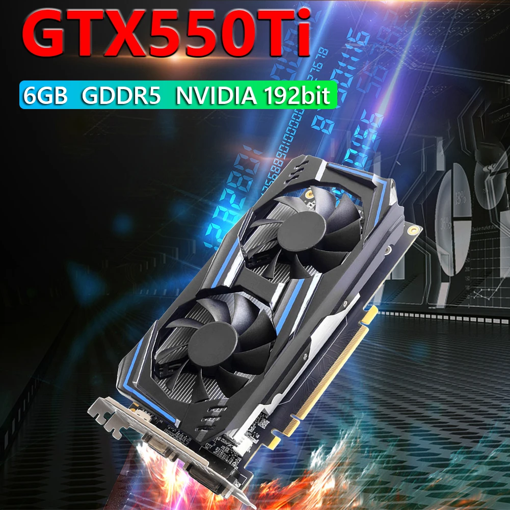 video card for gaming pc GTX550Ti 6/4GB GDDR5 GTX750Ti PCI-Express 2.0 NVIDIA PCI-express2.0 Computer Graphic Card Gaming Graphic Cards with Cooling Fans graphics cards computer