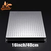 Suguword Chrome Stainless Steel Ultrathin Shower Head Large Flow High Pressure Rainfall Square Bathroom Accessory 1