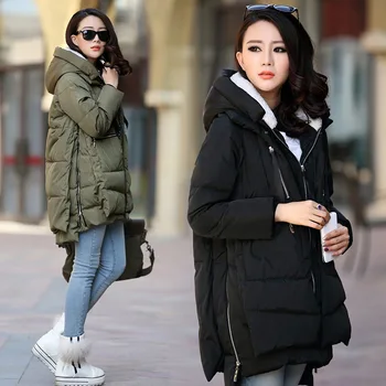 

Women Clothes Zipper Female Jacket Plus Size Parka Winter Snow Women's Clothing Jacket Women Down Jacket