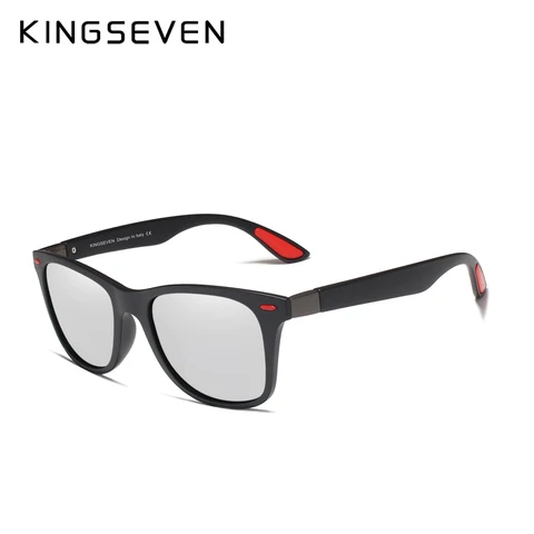 KINGSEVEN Brand Classic Polarized Sunglasses Men Women Driving Square Frame Sun Glasses Male Goggle UV400 Gafas De Sol