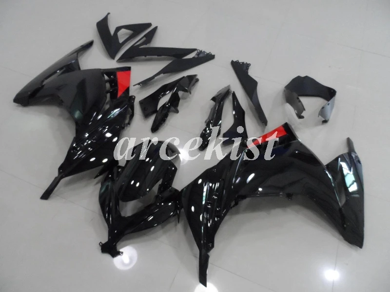 Литьевая Форма ABS Обтекатели комплект подходит для Kawasaki Ninja 300 EX300 2013 Кузов Набор черный красный Прохладный