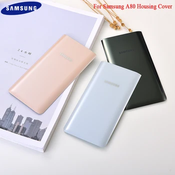 

Original Samsung A80 Battery Back Cover Glass Door Rear Housing Cover Replacement Case For Galaxy A80 A805 SM-A8050 with Logo