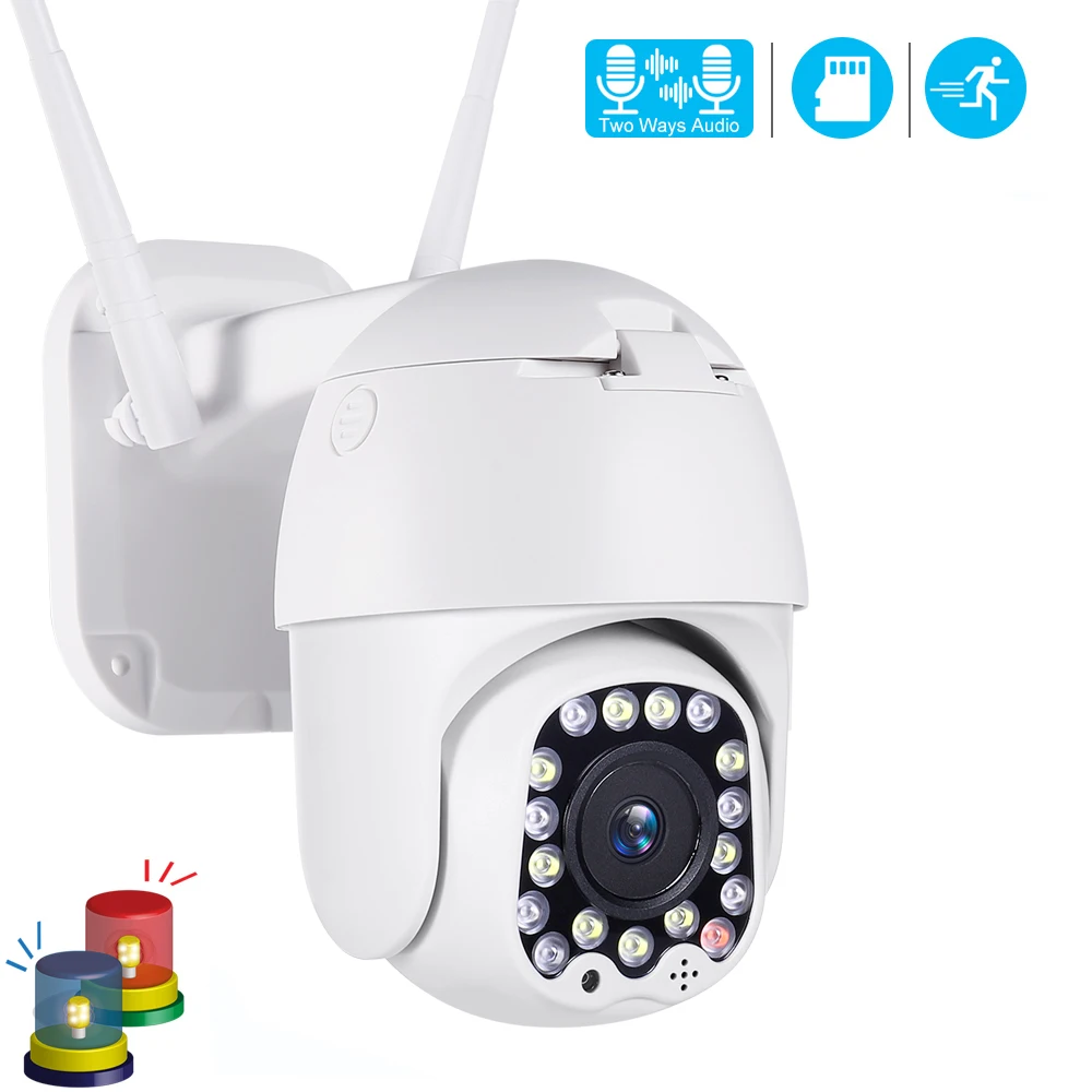 Ycc365 Plus, 1080 P, скоростная купольная, уличная, WiFi, беспроводная, Pan Tilt, ip-камера, 2 способа аудио, SD карта, IR Vision, IP, ONVIF, видеонаблюдение