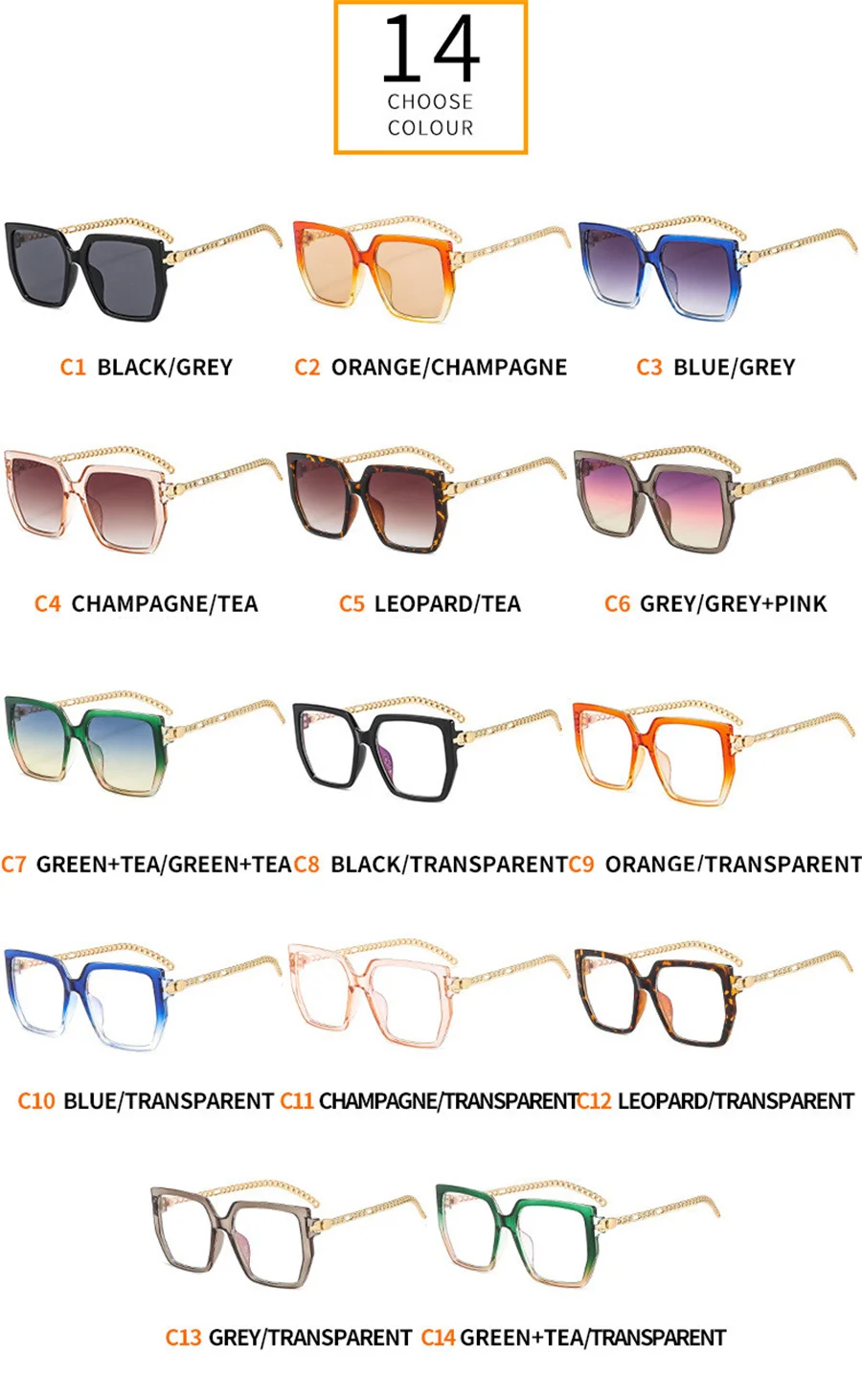 blue blocker sunglasses New Fashion Square Women Glasses Frame Clear Anti-Blu-Ray Spring Hinge Chain Legs Eyewear Men Optical Computer Ladies UV400 light blocking glasses