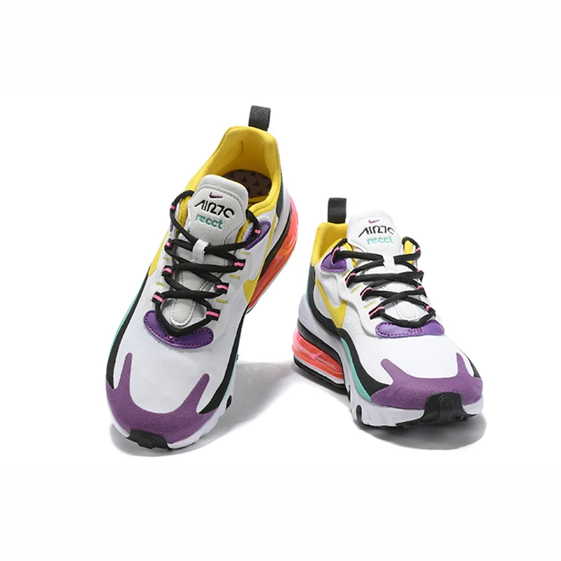 Nike Air Max 270 реагируют кроссовки для Для женщин кроссовки на воздушной подушке спорт на открытом воздухе удобные AT6174-002