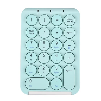 

B.O.W Wireless Numeric Keypad, Mini 22-Key Financial Accounting Numeric Keypad for Laptop / PC / Surface Pro, USB Charging