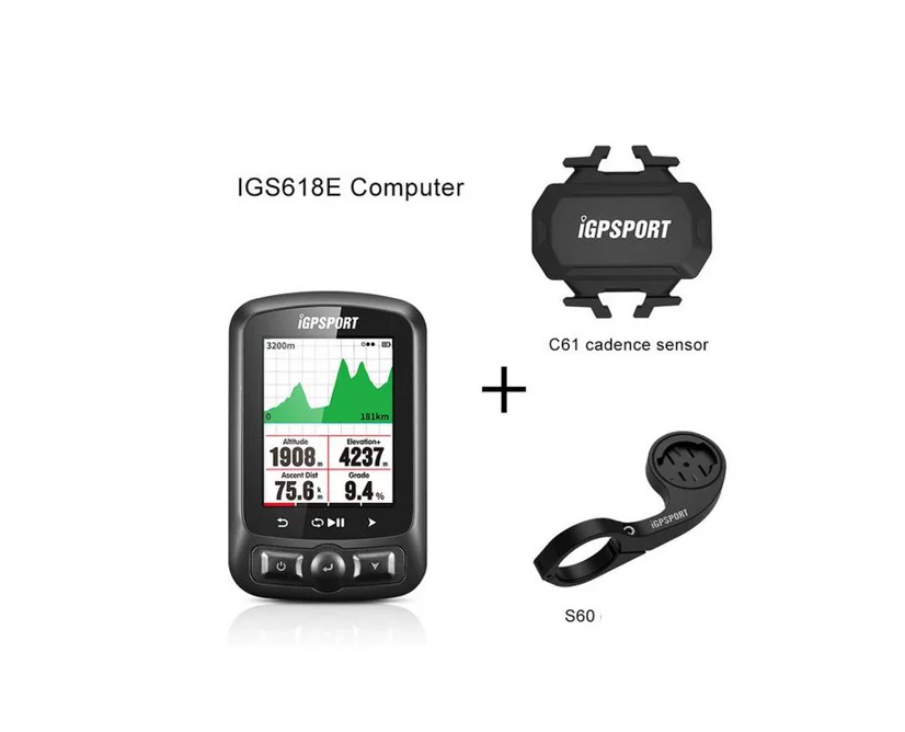 I gps порт ANT+ gps компьютер IGS618 Велосипед Bluetooth беспроводной секундомер водонепроницаемый велосипедный датчик для мотоцикла Спидометр компьютер - Цвет: Group 4