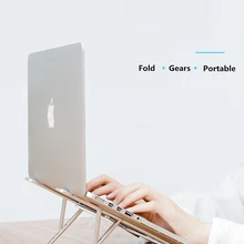 Ультратонкий портативный держатель для ноутбука, подставка для ноутбука, ПК, компьютера, кронштейн для телефона, держатель для книги, складной кулер для iPad, Macbook, игры