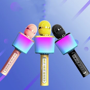 

SD-07LBluetooth mobile phone kge microphone kgebao family KTV seven color light wireless microphone karaoke microphone