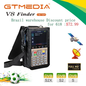 

GTmedia V8 Finder meter DVB-S2/S2X Satellite Meter Satellite Finder satfinder better than freesat v8 finder WS-6906 6916 6950