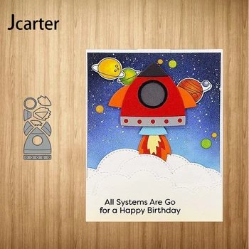 

Rocket Frame New Design Metal Cutting Dies Craft Stencil Diy for Scrapbooking Handmade Card Make Shape Album Decoration Model