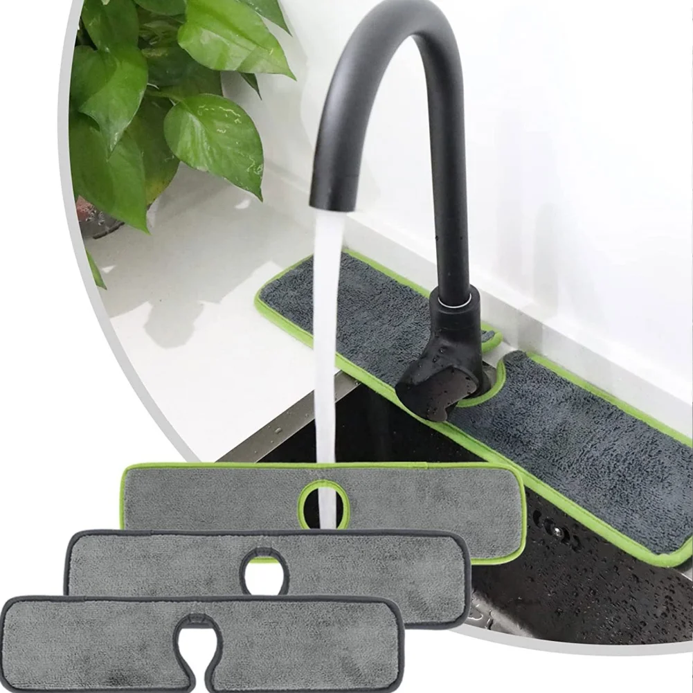 Kitchen Sink Splash Mat,Faucet Splash Catcher Countertop Absorbent Mat