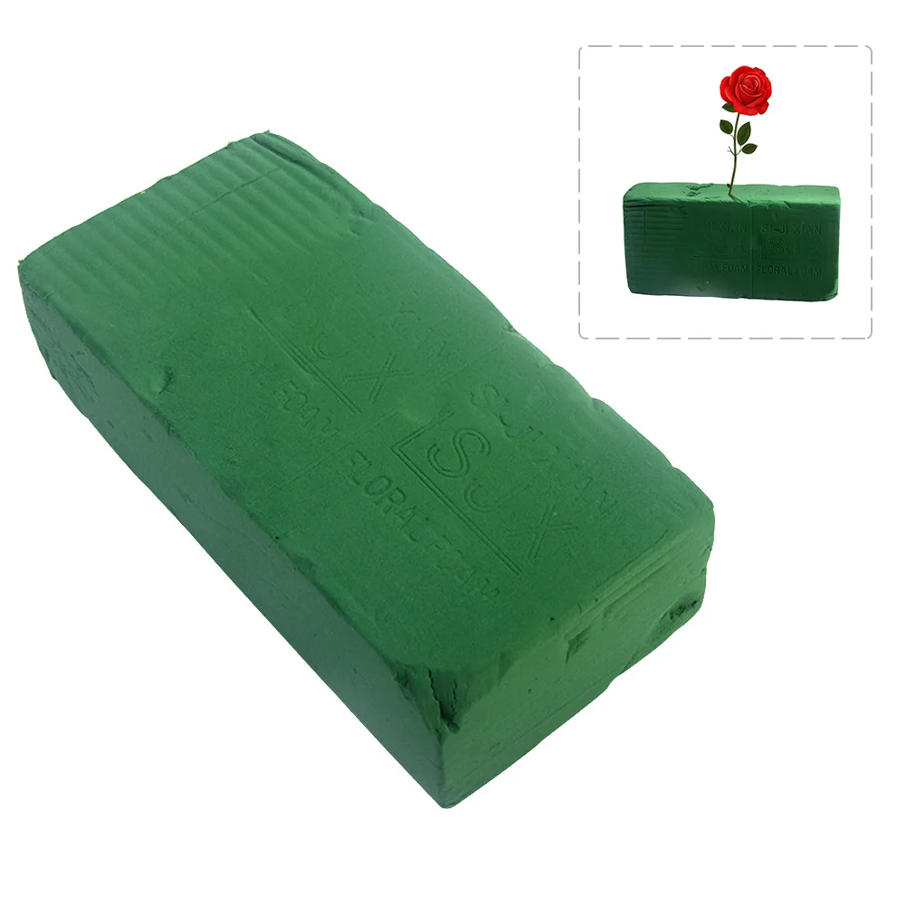 Дисплей DIY флорист для свежего цветочного композиции зеленый пенопластовый кирпич цветочный