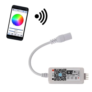 

DC 5-28V 16 Million Colors 144W LED Wifi RGB Controller For RGB LED Strip Q0KF