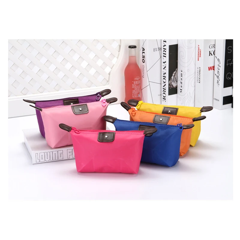 Women Make-up Waterproof Candy Color Foldable Cosmetic Travel Organizer For Toiletries Toiletry Kit