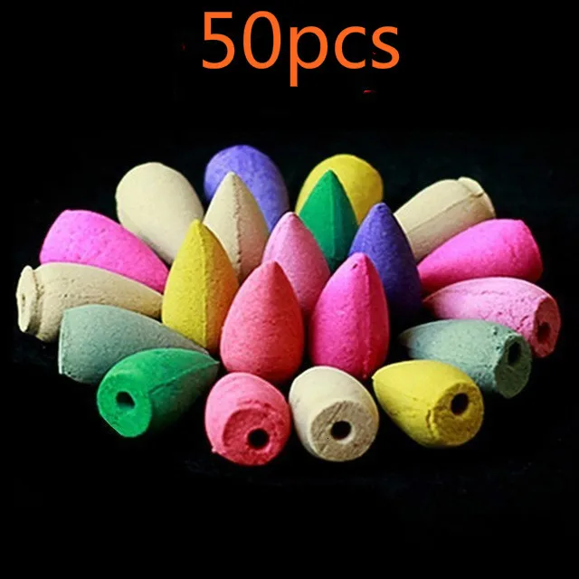 50 cones+ burners creative home decoration small monks and monks Review back incense burning for use in teahouses