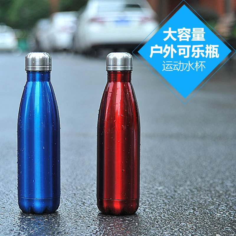 

Large-Volume Bowling Coke Bottle Insulated Stainless Steel Bottle Outdoor Sports Kettle Customizable Logo