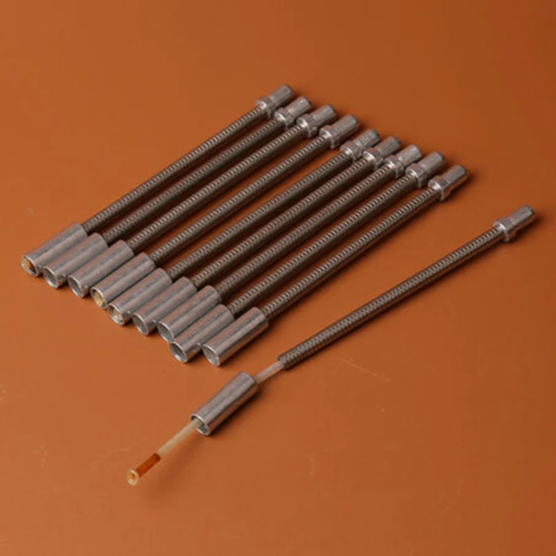 Fine workmanship 4Pcs Mountain Bike Bicycle V Brake Cable Stainless Steel Brake Tube Fittings long service life