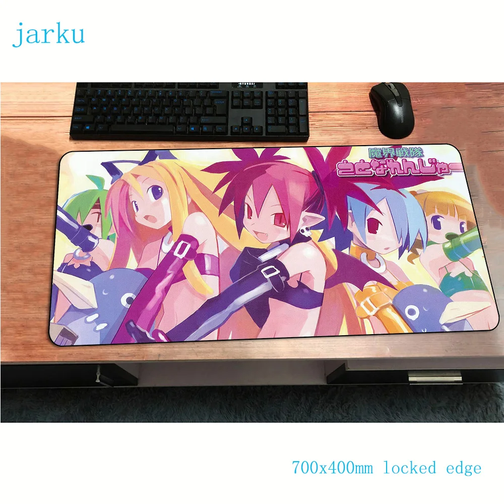Disgaea коврик для мыши 700x400x3 мм, дешевый коврик для компьютерной мыши, игровой геймпад, лучший игровой коврик для мыши, большой коврик для мыши