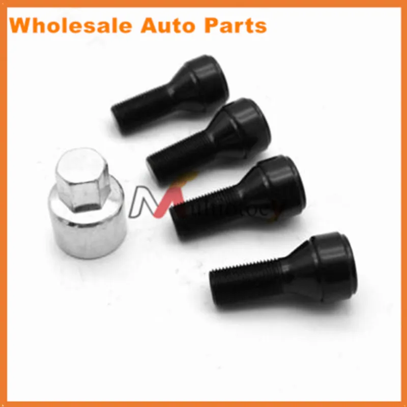 36136792851M14x125TireScrewBoltsWheelBoltLockKeyForBMWX3X5