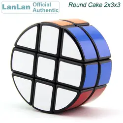 LanLan 2x3x3 Круглый торт волшебный куб, цилиндр Cubo Magico Профессиональный скоростной пазл антистресс Развивающие игрушки для детей