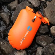 Надувной флотационный мешок спасательный круг ПВХ Водонепроницаемый сухой мешок Плавательный рюкзак каяк рафтинг Дрифтинг Кемпинг Туризм Рюкзак