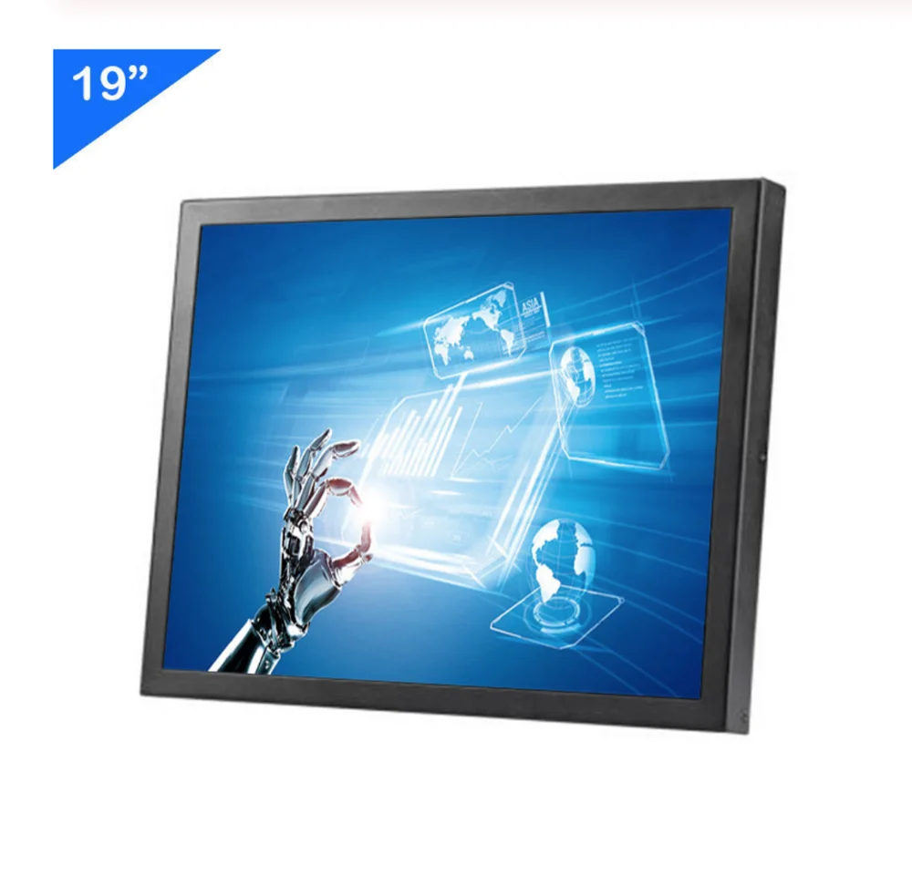 19 inch touch monitor display with HDMI VGA / D-Sub BNC AV USB input