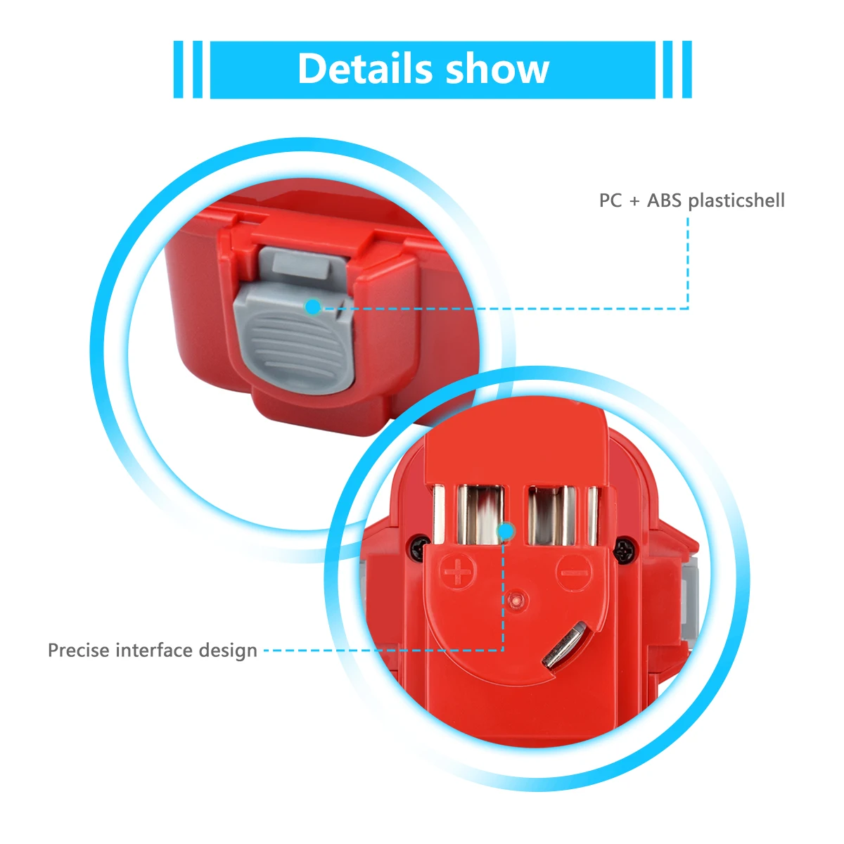 Turpow 3000mAh Rechargeable Battery for Makita 12 V Power Tool Battery PA12 6270D 6271D 6227D 6317D 8270D 4331D L50 lithium ion battery pack