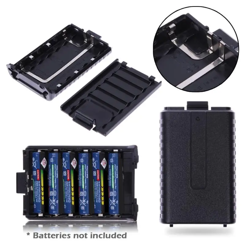 6 x AAA Расширенный чехол для батареи Baofeng UV 5R 5RA/B/C/D 5RE +| |