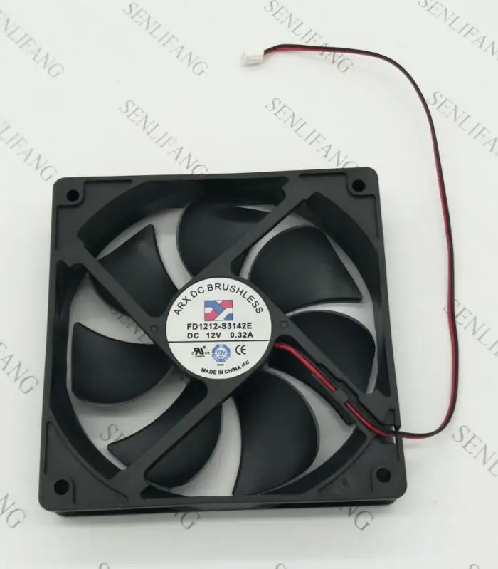 FD1212-S3142E DC 12 В 0.32A 2 провода 12025 12 см 120*120*25 мм масляный подшипник шасси вентилятор охлаждения
