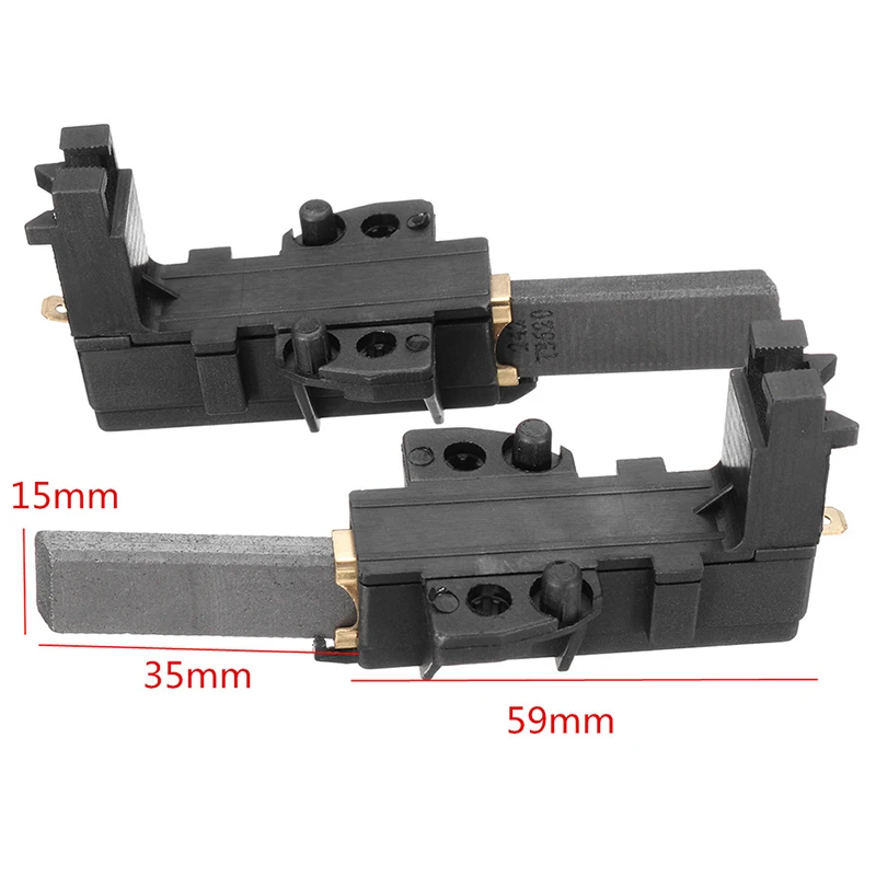 2 шт./партия мотор для стиральной машины, угольные щетки для водоворота, конфеты, Индезит,, черный цвет, инструменты