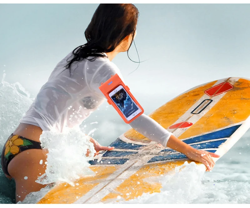 6,5 дюймов ПВХ плавающая подушка безопасности плавать ming сумка водонепроницаемый мобильный телефон чехол сотовый телефон чехол для плавание, дайвинг серфинг пляжное использование