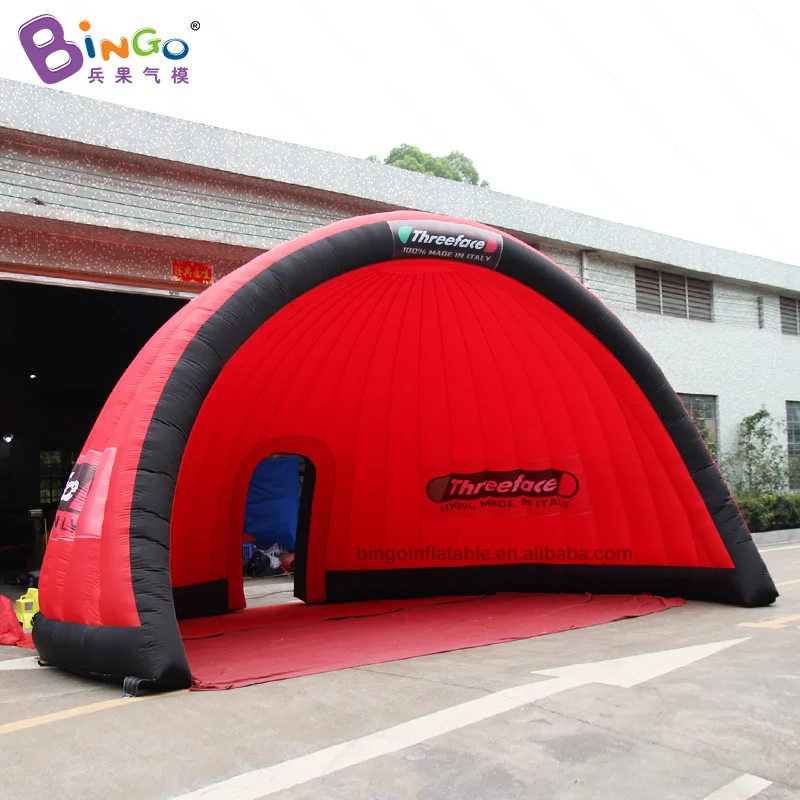 7x5,3x4 mH надувной полукруглый красный igloo air charging характеристика логотип реклама купол с дверной палаткой