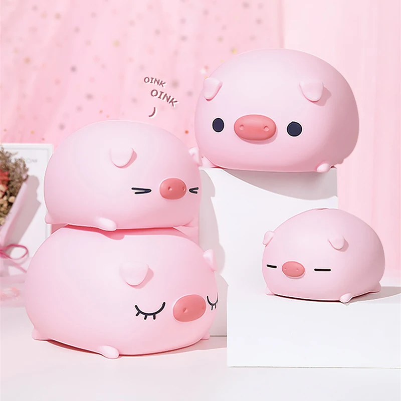 Geshiglobal Cute Animal Print Creative Gift Saving Bank Money Box Tin Coin Cartoon Zoo Piggy Bank 1