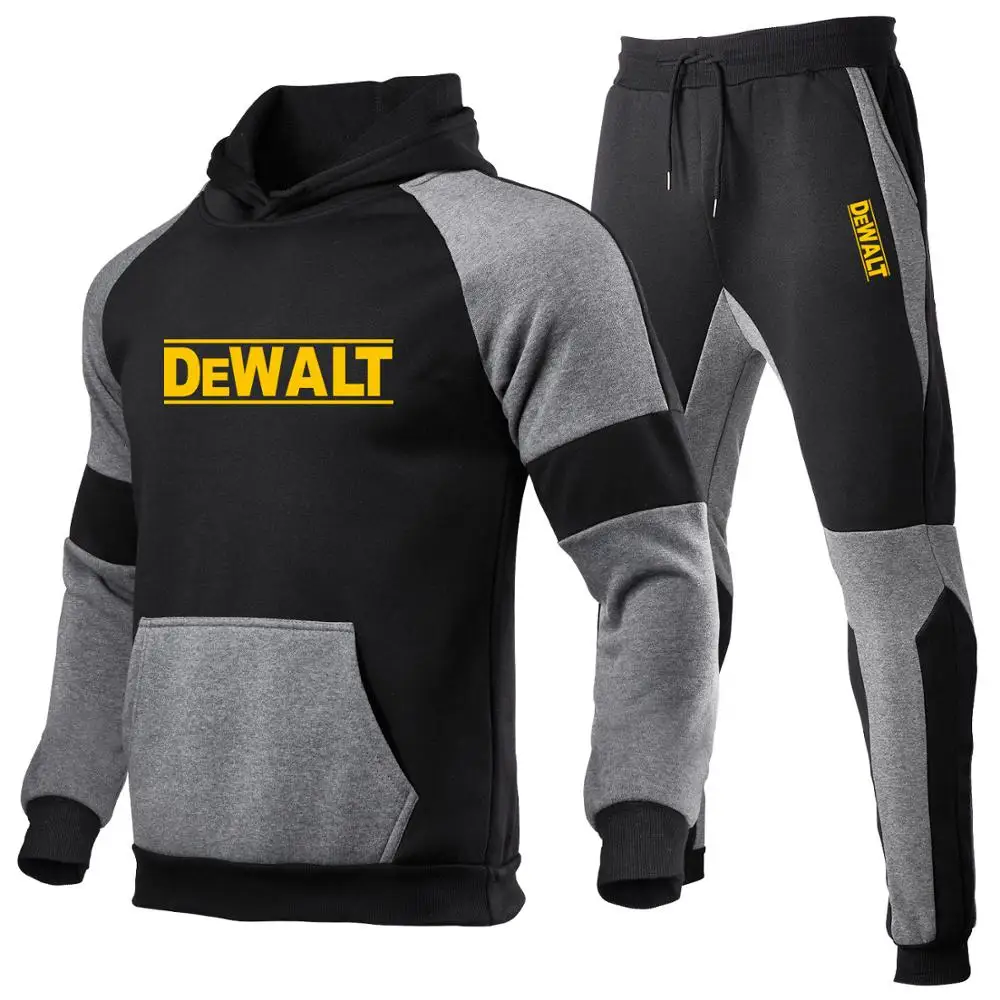 Liquidación Ropa deportiva para hombre, Camisa con capucha DEWALT, ropa de sport, ropa de pista y campo para hombre de marca de moda, ropa de fitness cálida 33mj6ARw5B6