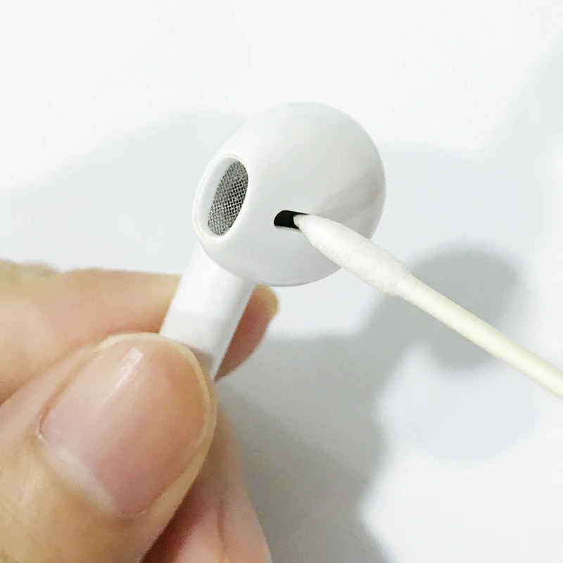 24 шт. хлопковые одноразовые тампоны для Airpods Airpod чехол инструмент для очистки гарнитура для Airpods телефон порт зарядки для Airpods очиститель