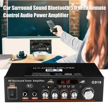 

Audio Power Amplifier Subwoofer Bluetooth 5.0 With Remote Control Car Digital Audio Power Amplifier