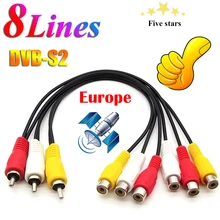 

Europe Stable Cable Cline for DVB S2 HD TV 8 Lines