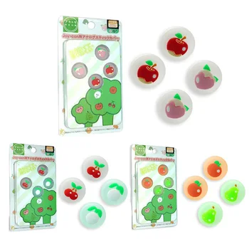 

Animal Crossing Sakura Cherry Pear Fruit Thumb Stick Grip Cap Joystick Cover For Nintendo Switch NS Lite Joy-con Controller Case