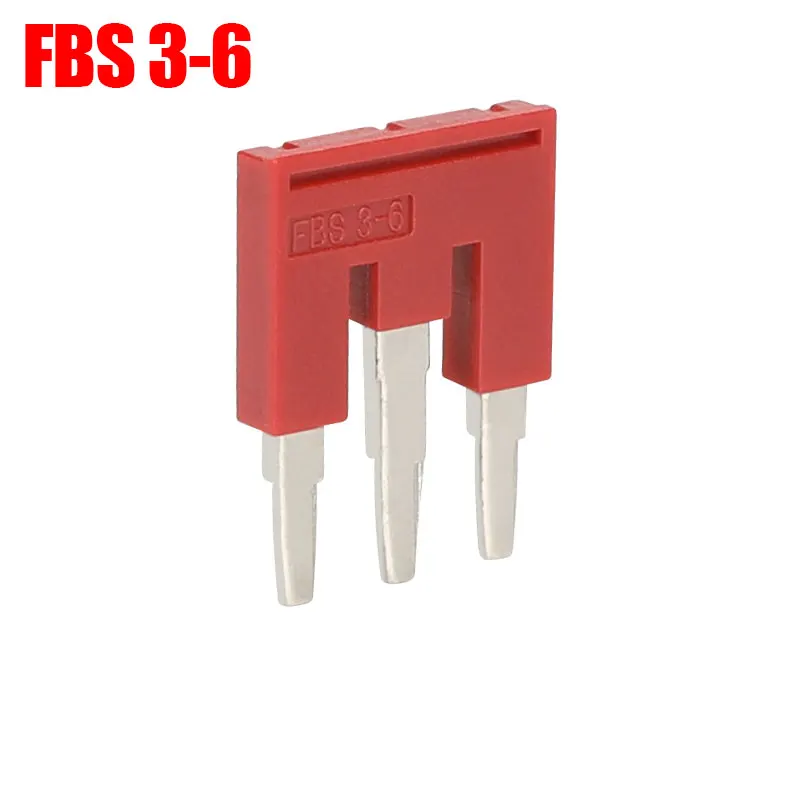 FBS3-6 Клеммные блоки перемычки FBS 2-6 плагин мост для ST и PT din-рейку терминал din-рейку клеммные блоки - Цвет: FBS3-6