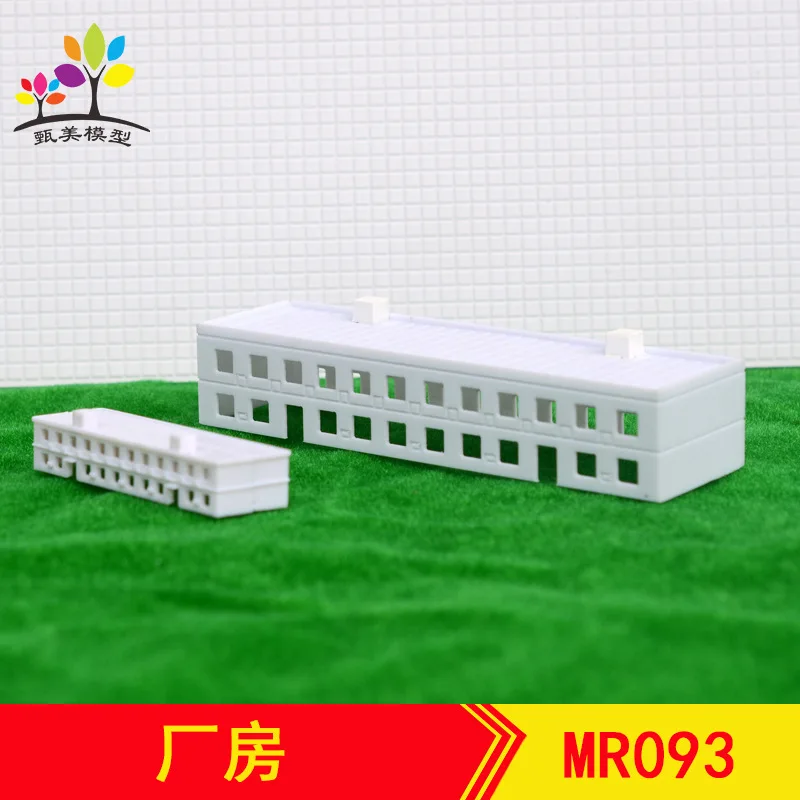  Architecture Sand Table Model DIY Handmade Material Building Housing Model Plastic Plant White 2 A-