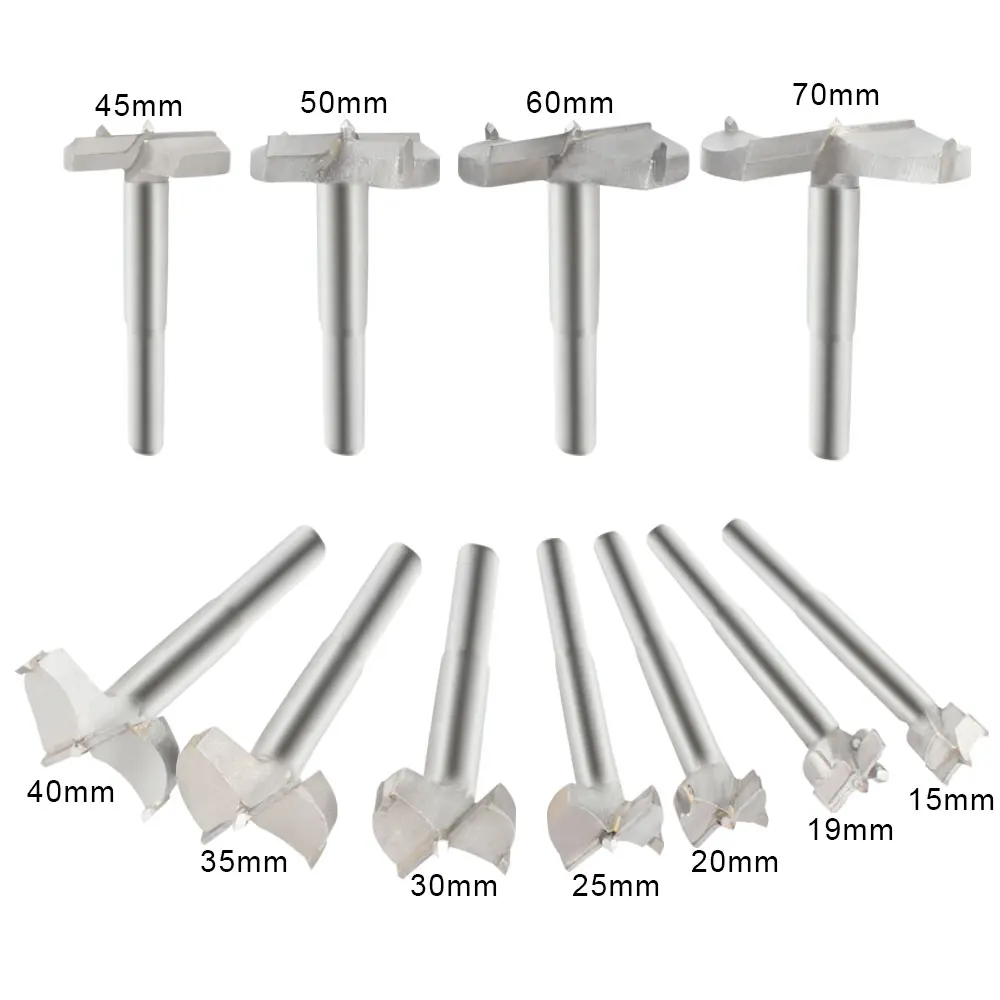 

Forstner Wood Drill Bit Tungsten High Speed Steel Woodworking Hole Saw Set Wood Drill Bits Auger Opener for Woodworkin