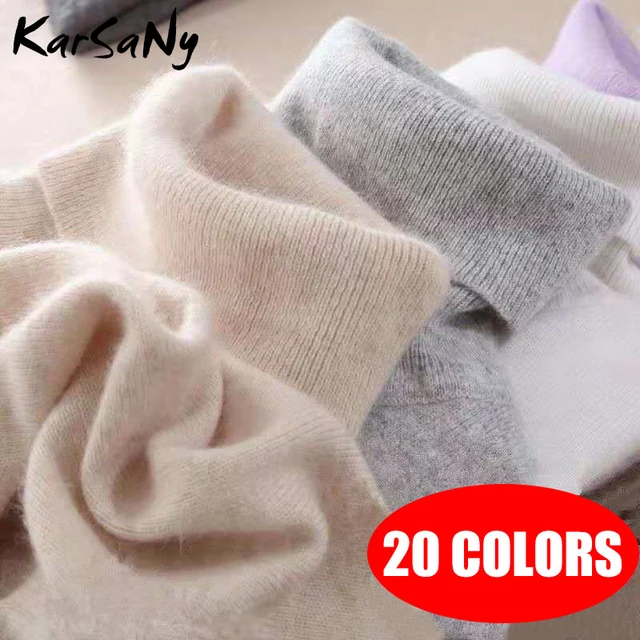 US $12.16 Turtleneck Sweater Women Plus Size Wool Long Sleeve Women's Cashmere Sweater Women Pull Femme Hiver